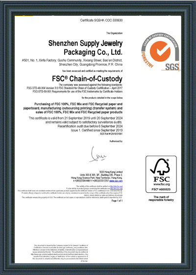 FSC certifikáty