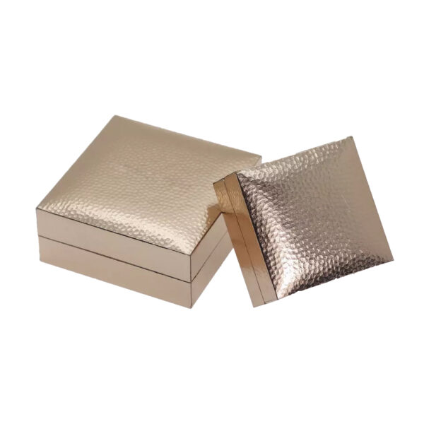 Gold Leather Jewelry Box