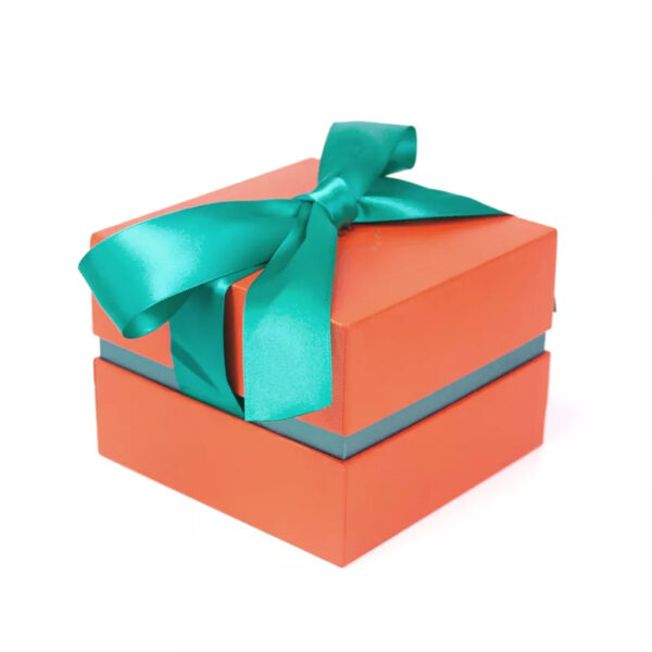 Paper Jewelry Gift Packaging Box with Ribbon