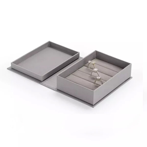 קופסת תכשיטים מנייר דמוי עור